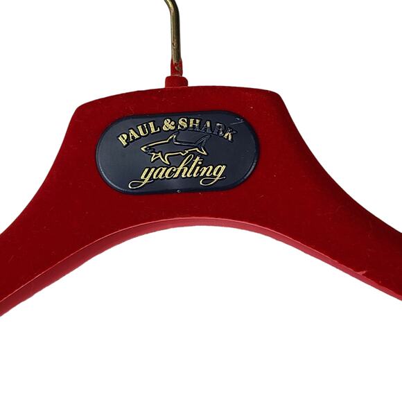 Vintage Paul & Shark red flocked coat hanger - Picture 4 of 4